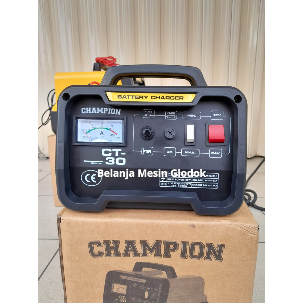 Battery Charger Aki 30 Amper Champion CT30
