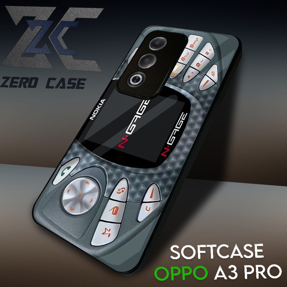 (GM38) Kesing Hp OPPO A3 PRO 5G TERBARU | Aestetic Pro Camera | Softcase Oppo Keren | Case Bahan Len