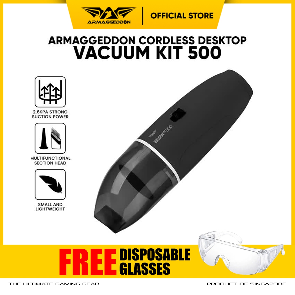 Vacum Cleaner Armaggeddon x Elysium Vacuum Kit 500 2.6KPA Nirkabel Multifungsi Cordless Penyedot Deb