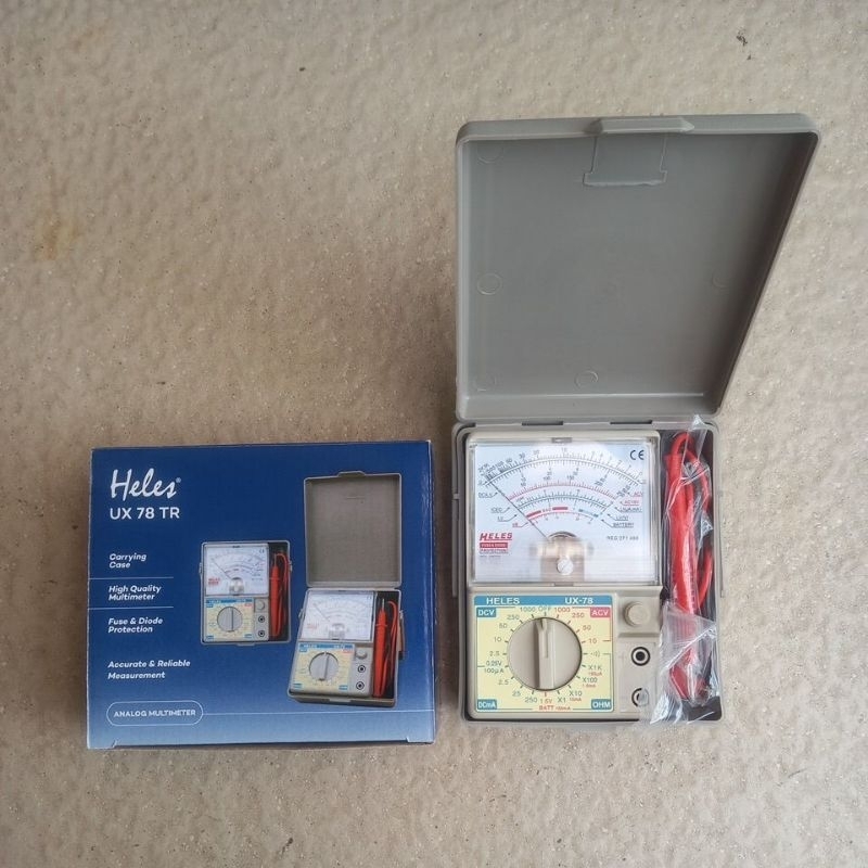 Multimeter Avometer Heles UX-78 - analog multi tester ux78 ux78tr