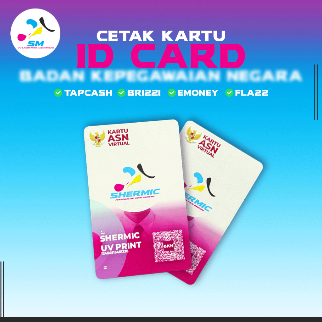 

Custom UV Print Virtual Card for Employee Member