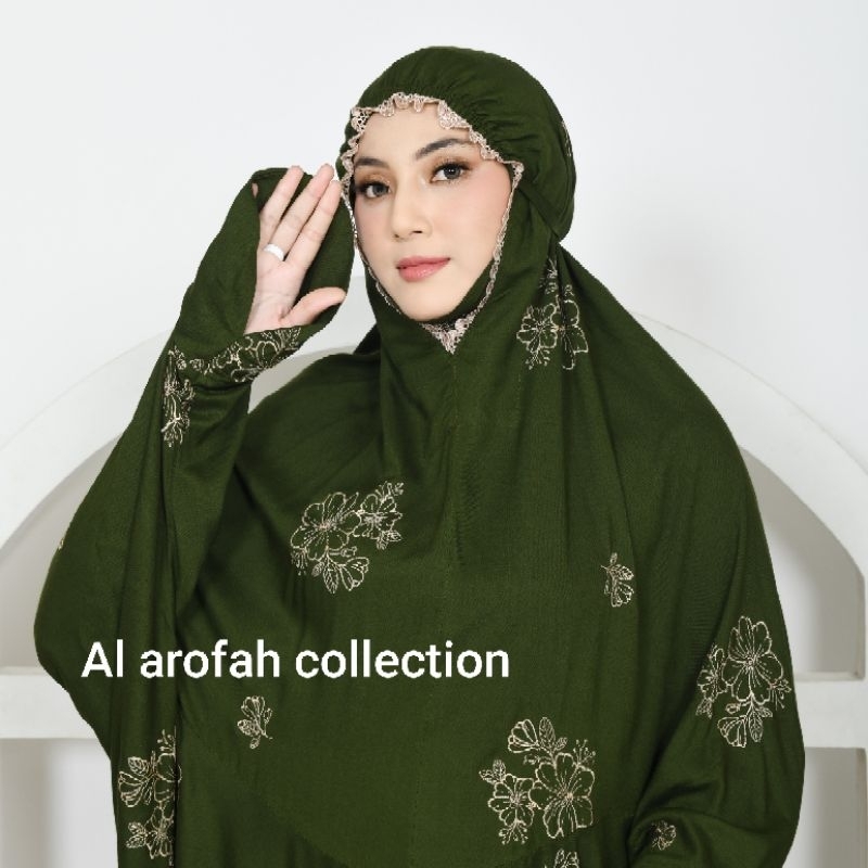 AL AROFAH mukena terusan RAYON ZEVANIA bordir