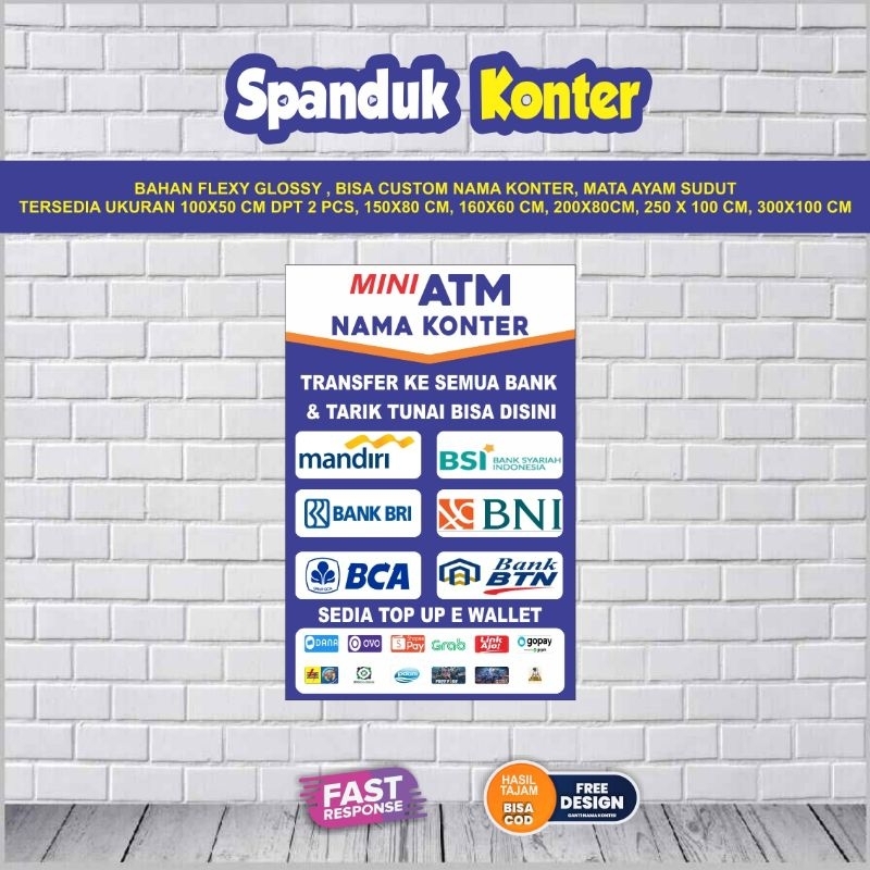 Stellarspace16 Spanduk/ Baner Konter Pulsa