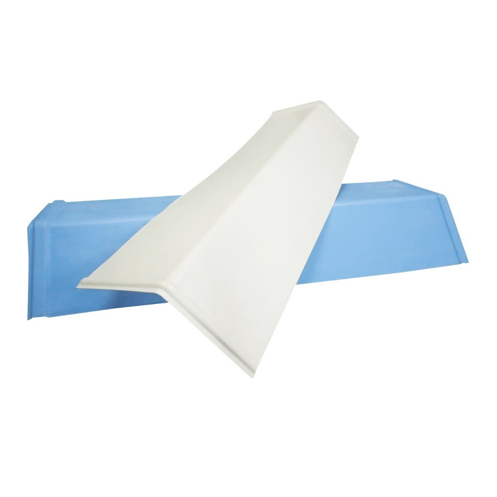 NOK ROOFMAXX'S UPVC SINGLE Spandek/Atap NOK Jurai/ATAP UPVC SINGLE LAYER - Putih doft material tahan