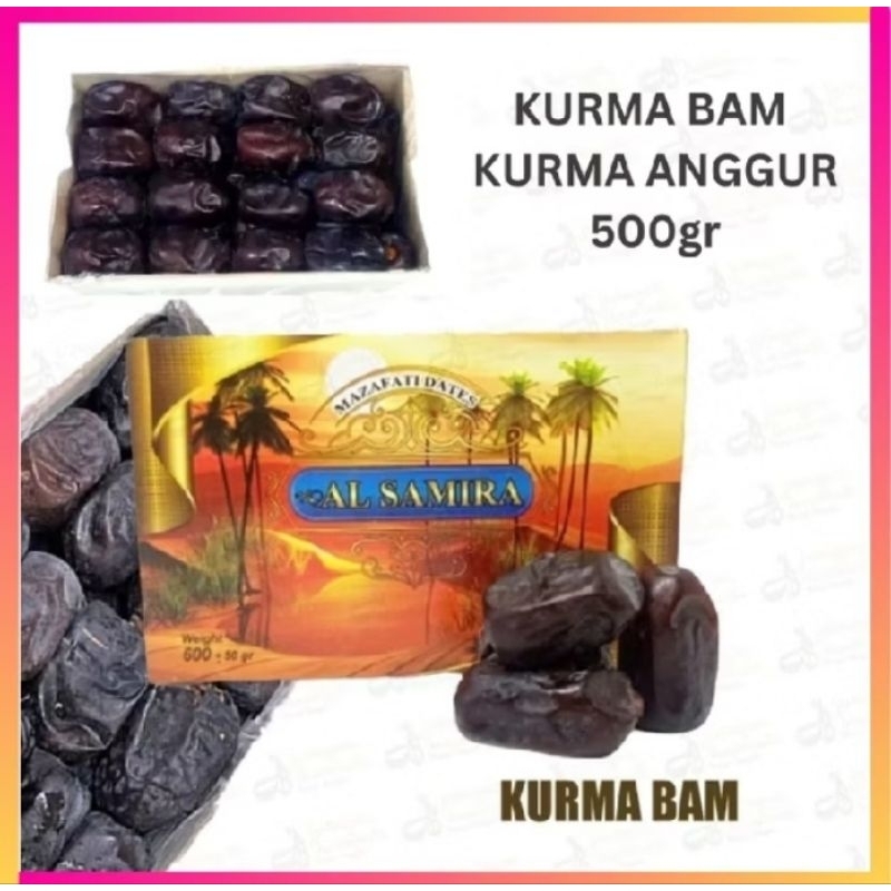 

KURMA BAM KURMA ANGGUR 500 600 gram.