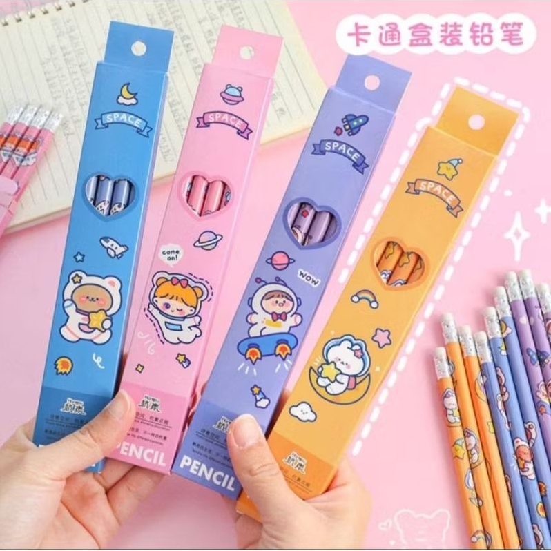 

ATK STATIONARY PENSIL SET ALAT TULIS SEKOLAH ANAK MOTIF LUCU