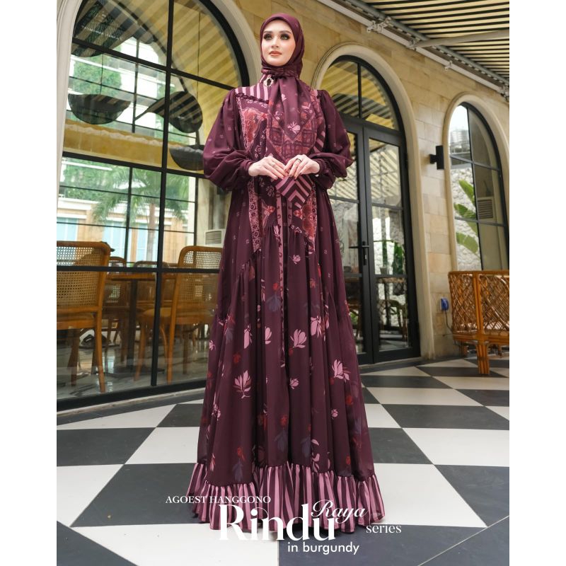 AGOEST HANGGONO - RINDU SERIES SET SCARF & KHIMAR