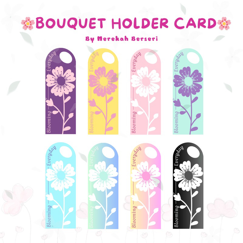 

Flower Bouquet Holder Card | Holder Handle Bunga Bouquet