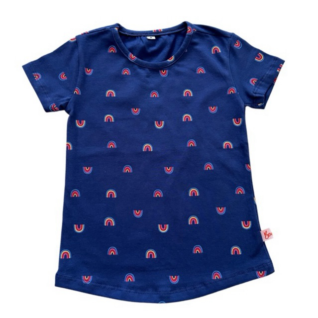 T-shirts rainbow - Baju atasan anak perempuan pelangi usia 2 tahun sampai 5 tahun