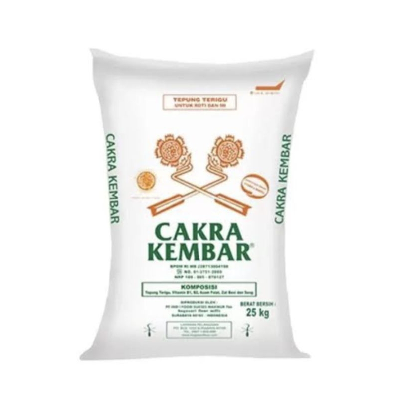 

Tepung Terigu CAKRA KEMBAR 25Kg