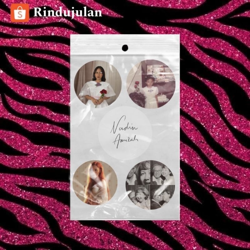 Nadin Amizah Set pin button 2 album | Aksesoris Tas | Pin Aestetic | Nadin Amizah