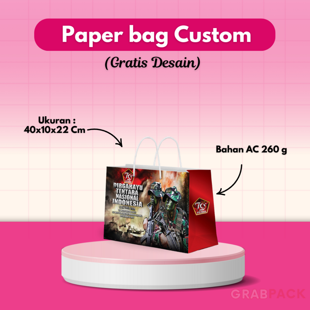 

Paper bag murah grosir custom Cetak paper bag premium jumbo terdekat jakarta