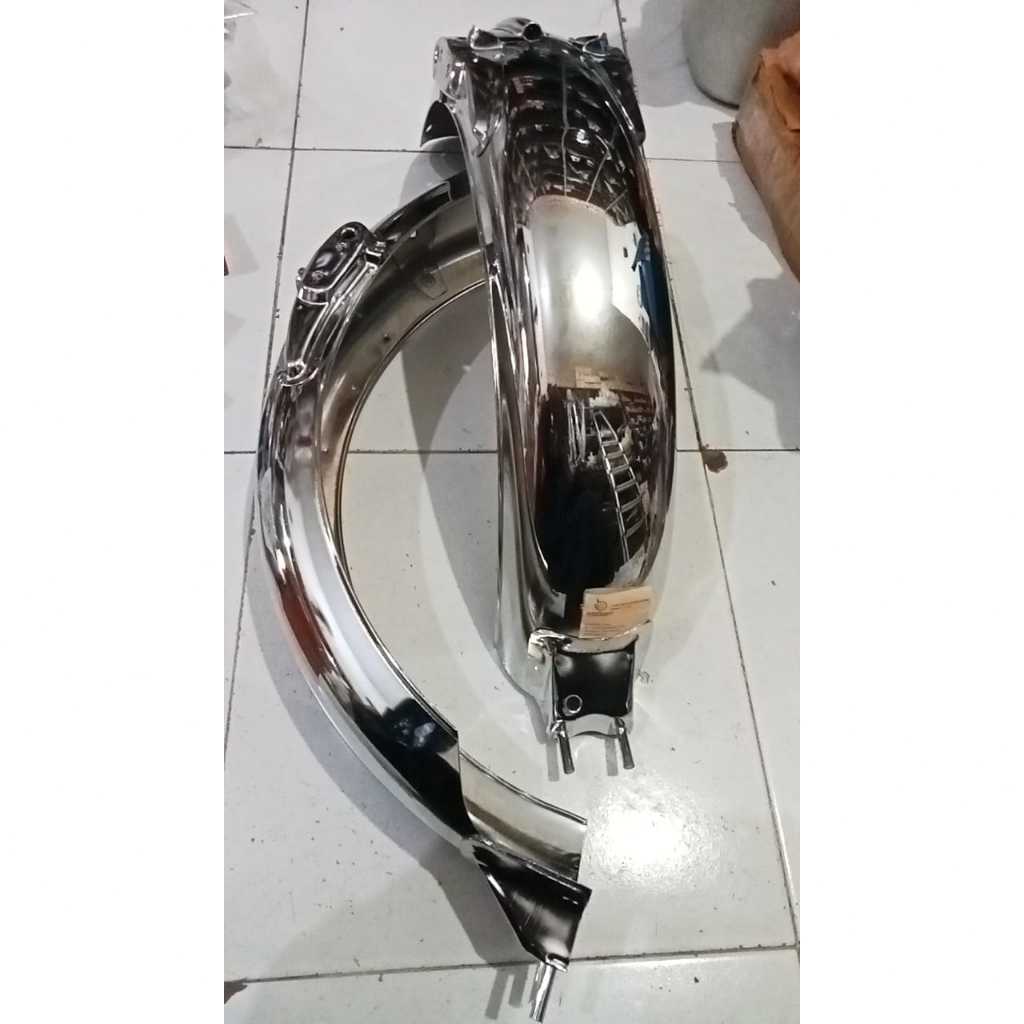 SLEBOR BELAKANG CB125 LMPORT CROME TEBAL DETAIL ORI TERMURAH