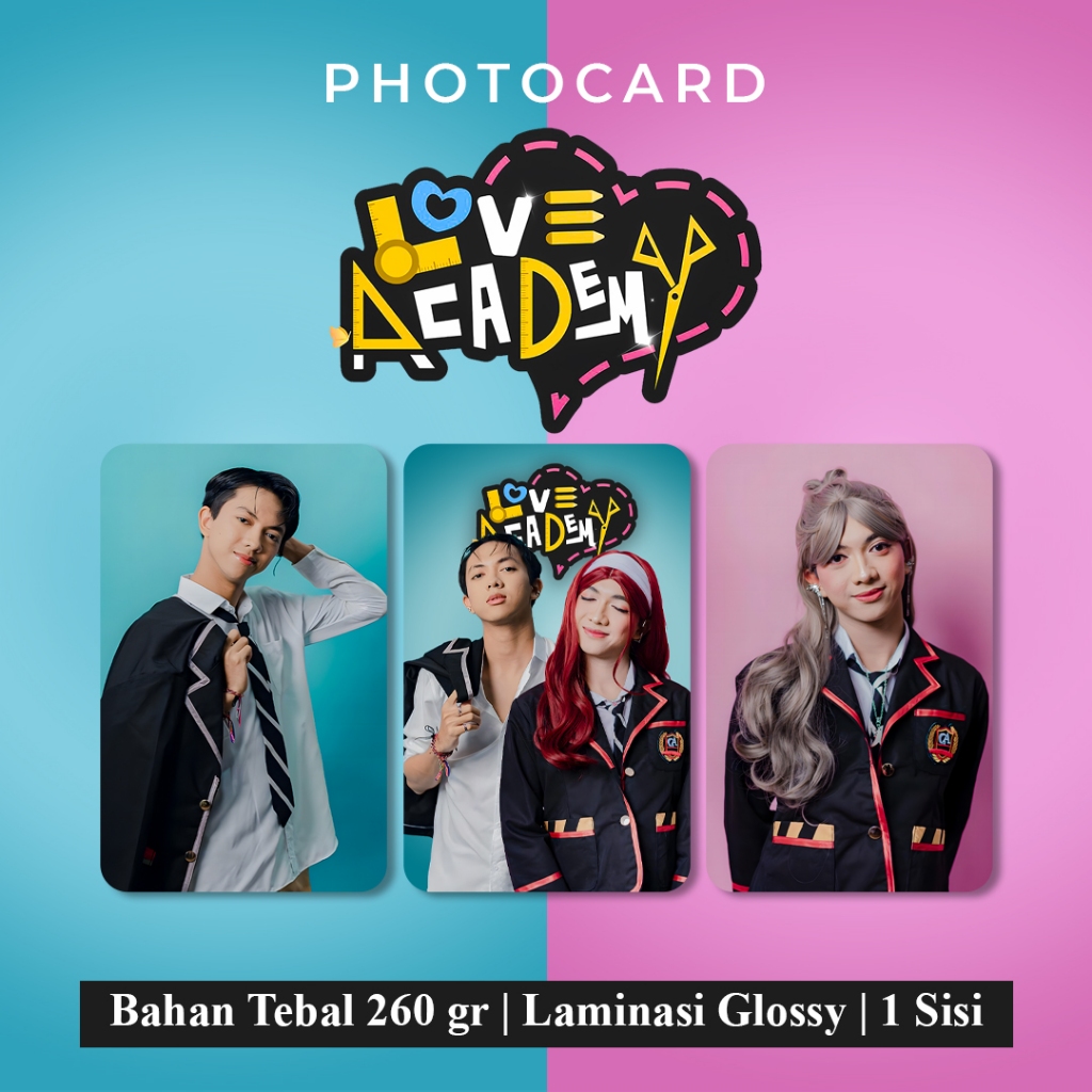 [25 PCS] PHOTOCARD KORI LOVE ACADEMY V1 / SPTRAKORI / KORILA - 1 Sisi - Foto Laminasi Glosy