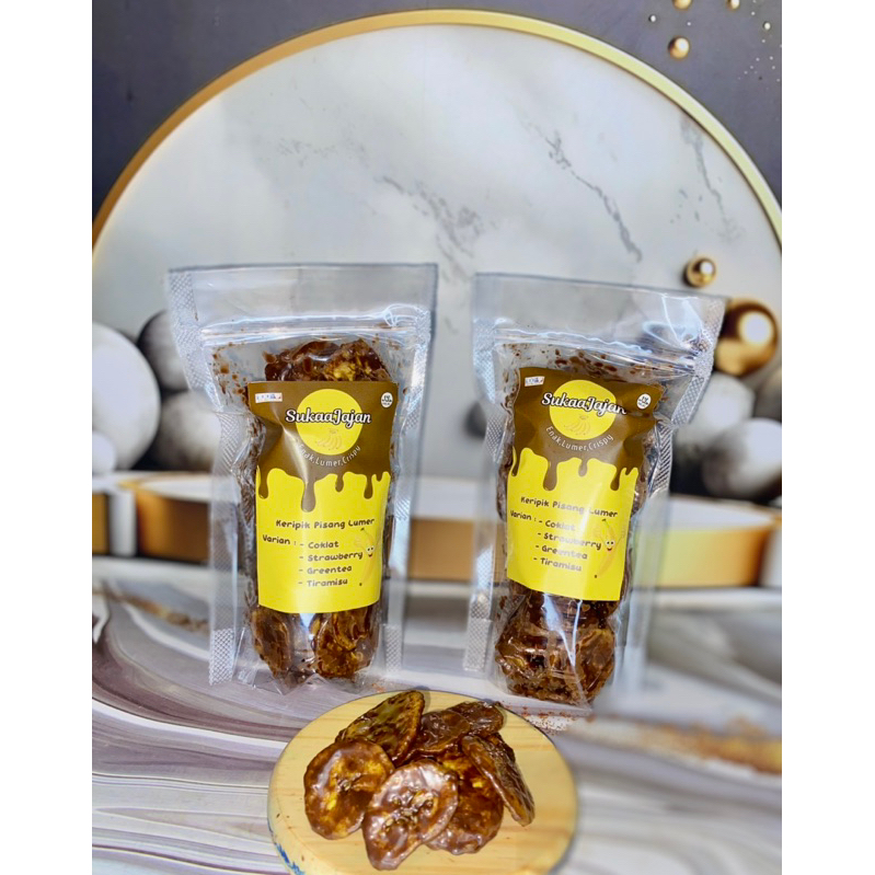 

choco banana chip / keripik pisang coklat lumer