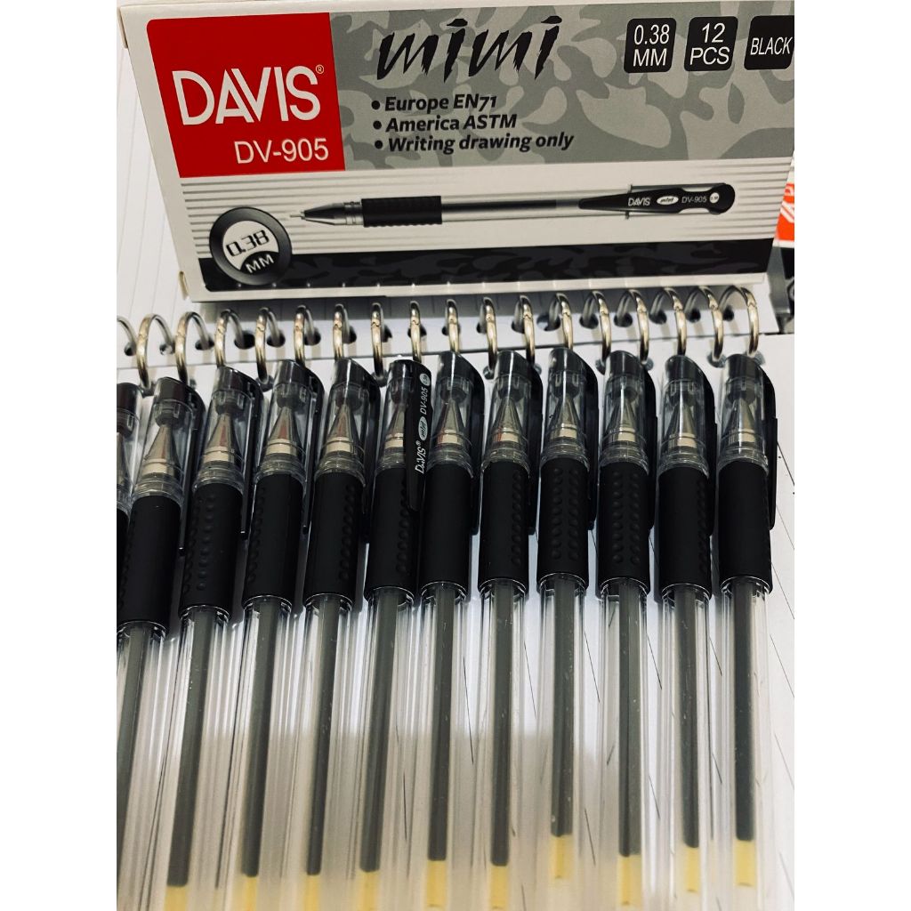 

Pulpen Tinta Hitam (12PCS) Davis DV-905