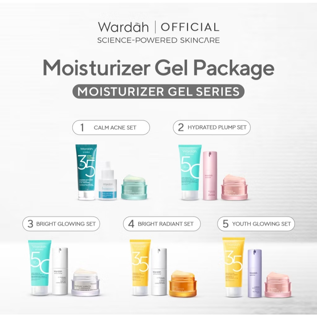 ❤ MEMEY ❤ WARDAH Paket Hemat Bundling Set 3in1 | Mencerahkan | Dark Spot | Barrier | Acne