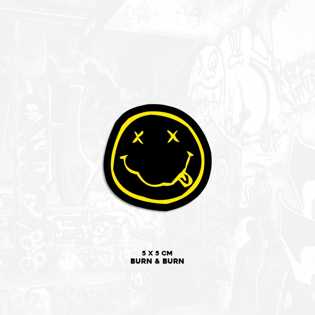 

Nirvana Smile | Stiker Satuan | Sticker Vinyl | Stiker Helm | Stiker Tumbler | Stiker Laptop | Stiker Glossy