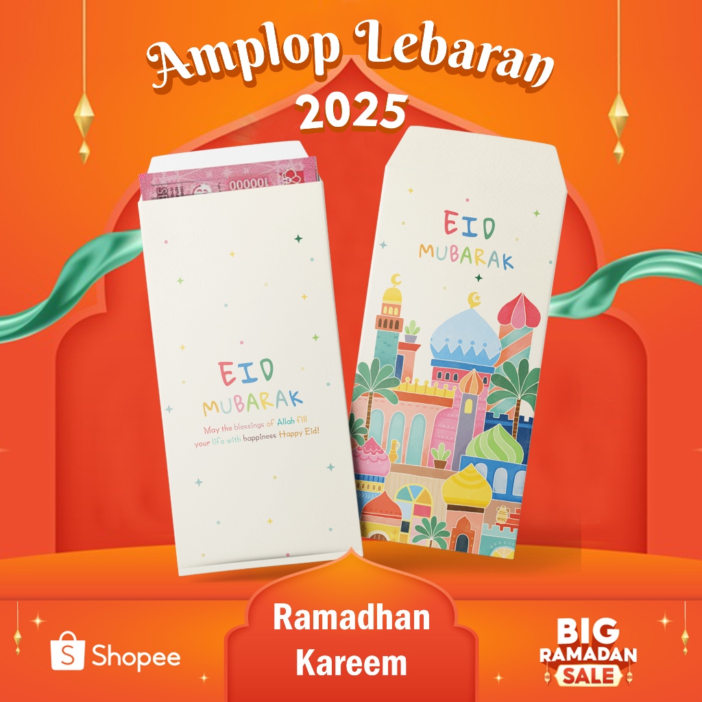 

TERBARU Amplop Lebaran 2025 Isi 10pcs Amplop Panjang Aestetic