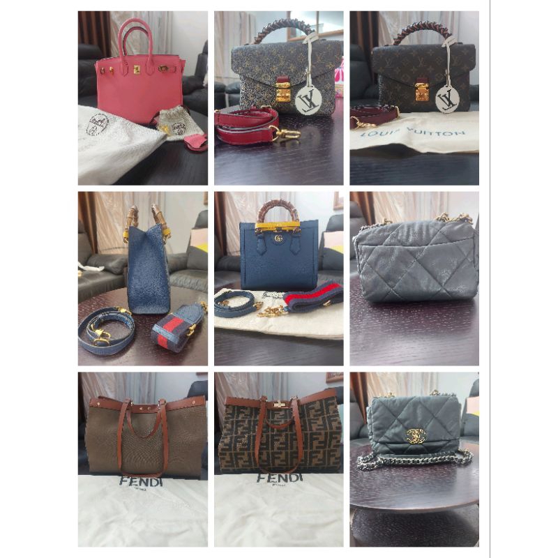 Preloved tas 1:1 - like new - kulit asli - branded