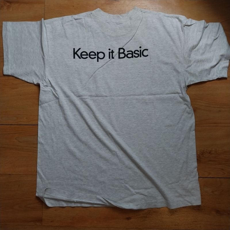 kaos vintage art simple basic tee