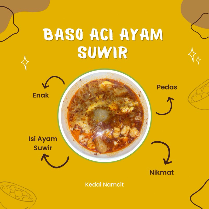 

BASO ACI ISI AYAM SUWIR BY KEDAI NAMCIT