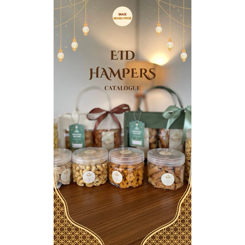 

Hampers Idul fitri | Eid Hampers Murah | Snack Hampers Komplit
