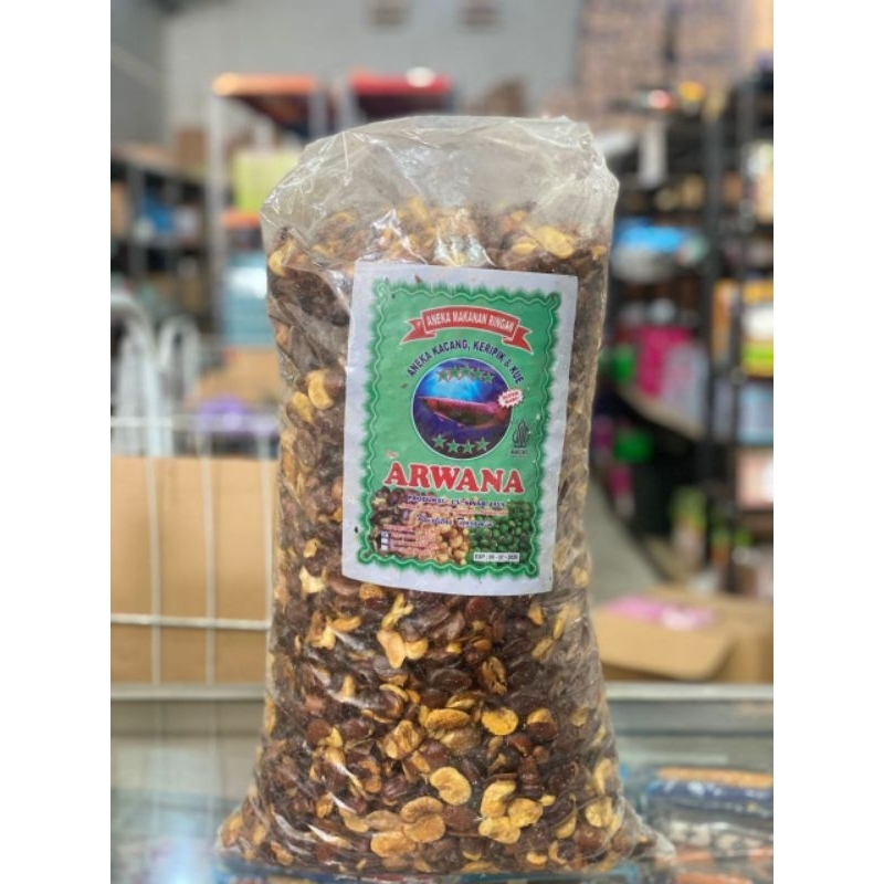 

1kg Kacang Koro Kulit Gurih Asin Kue Lebaran Murah