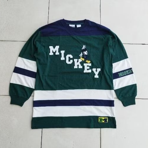 Kaos lengan panjang vintage mickey mouse