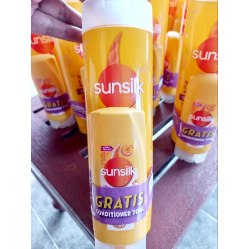 SUNSILK SHAMPOO 320ML FREE CONDITIONER 70ML / SOFT & SMOOTH SHAMPOO