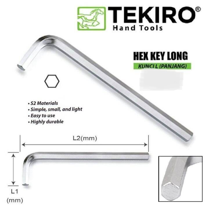 [TEKIRO] KUNCI L PANJANG 19MM TEKIRO ORIGINAL