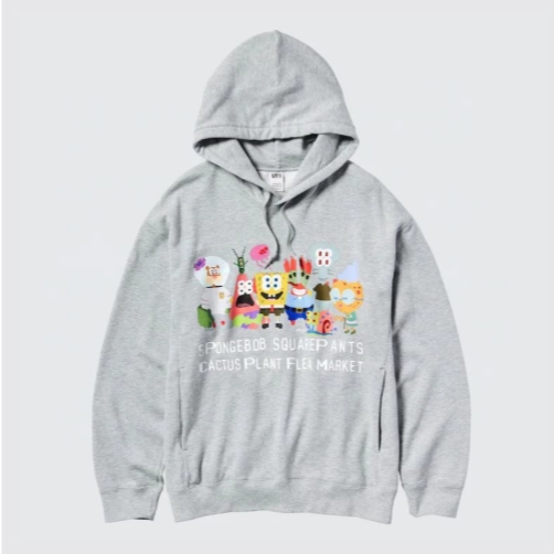 Hoodie UNIQLO x Spongebob Squarepants Cactus Plant Flea UT Hoodie Sweat - Abu Misty