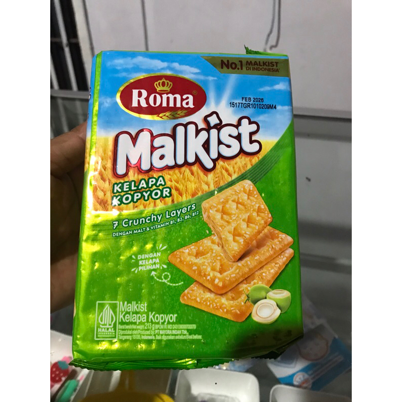 

roma malkist kelapa kopyor 213g