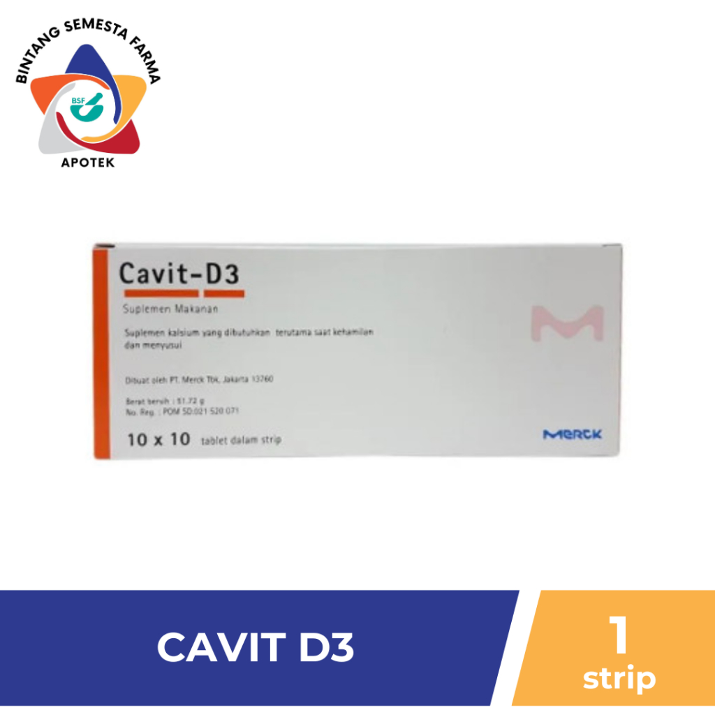 CAVIT D3 - KEMASAN 1 STRIP