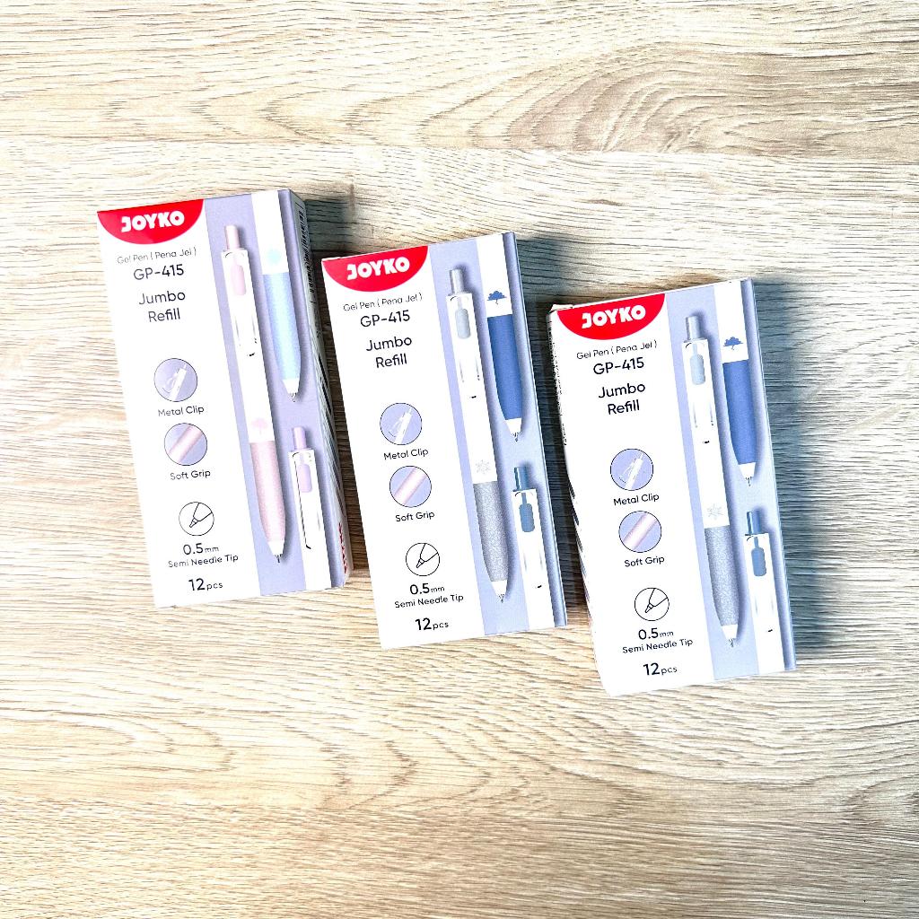 

(PAK) PULPEN GEL JOYKO GP-415 / BULPOIN JOYKO GP-415 0.5MM / BULPEN JOYKO