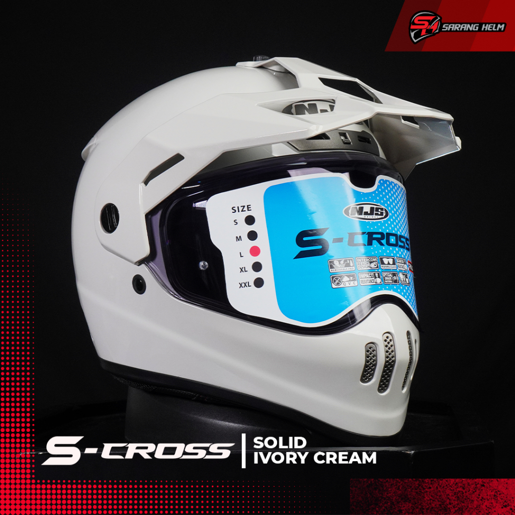 NJS S-CROSS SOLID - Helm Full Face