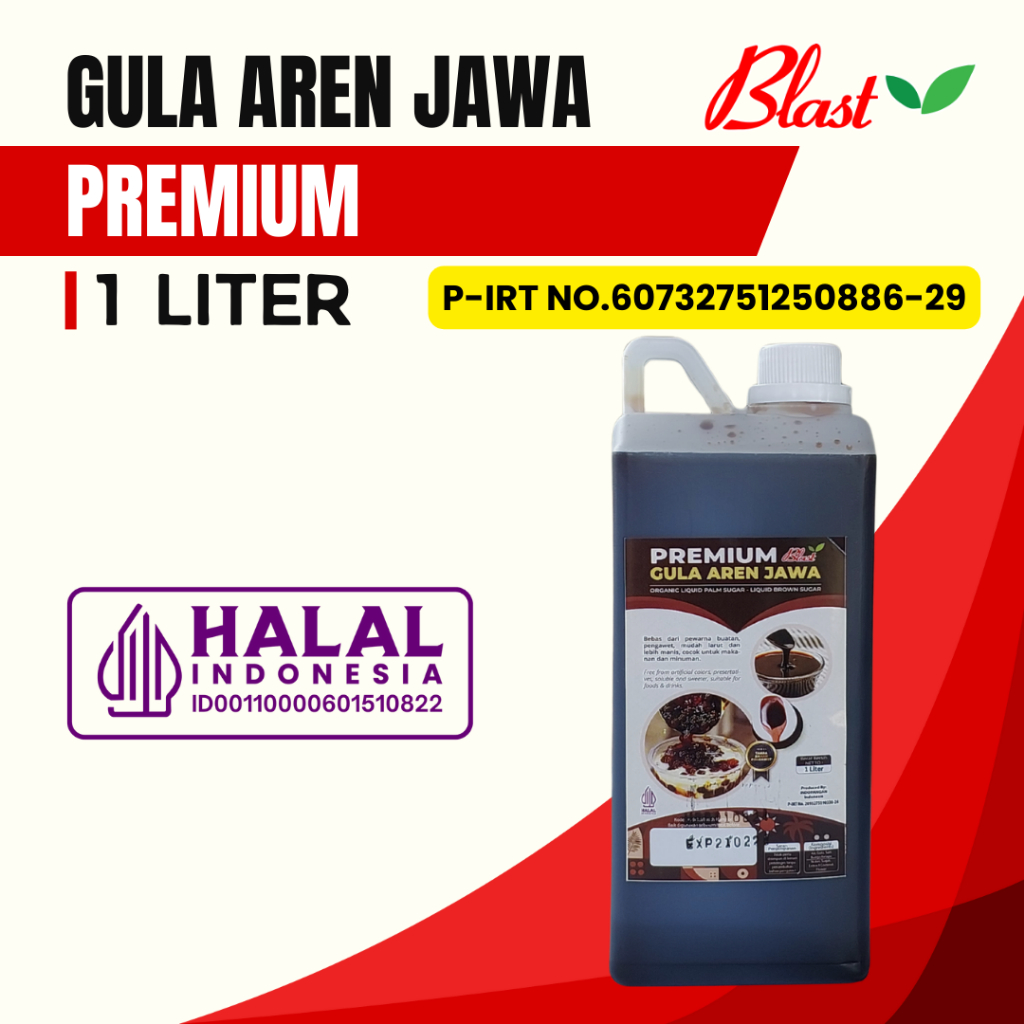 

Gula Aren Cair Premium 1 LITER / Gula Jawa Aren Cair Premium / Brown Sugar Liquid