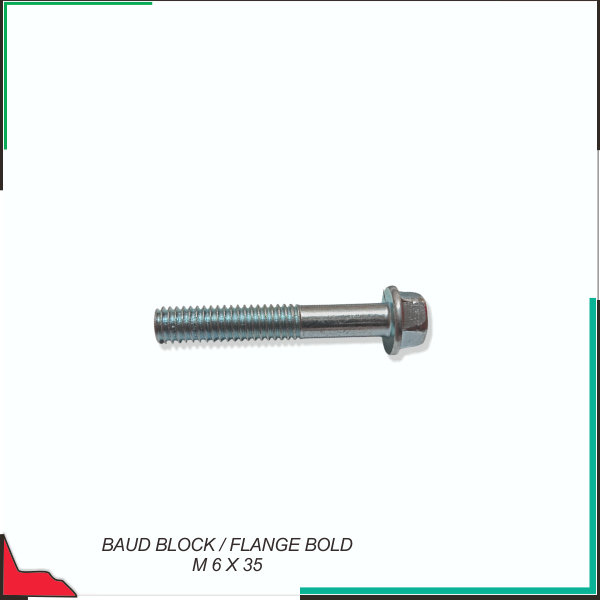 Baud Block / Flange Bold M 6 X 35