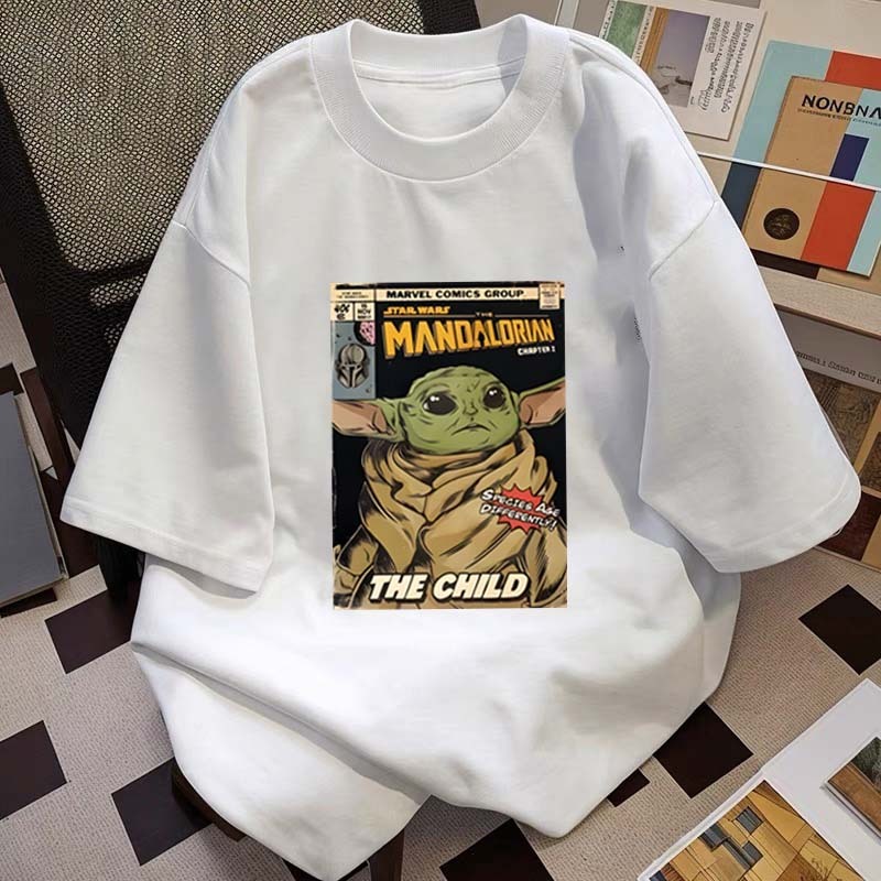 Kartun anime alien cetak Kaos Pria Premium Tebal |T Shirt Longgar |Kaos Pria|Kaos Import baju t shir