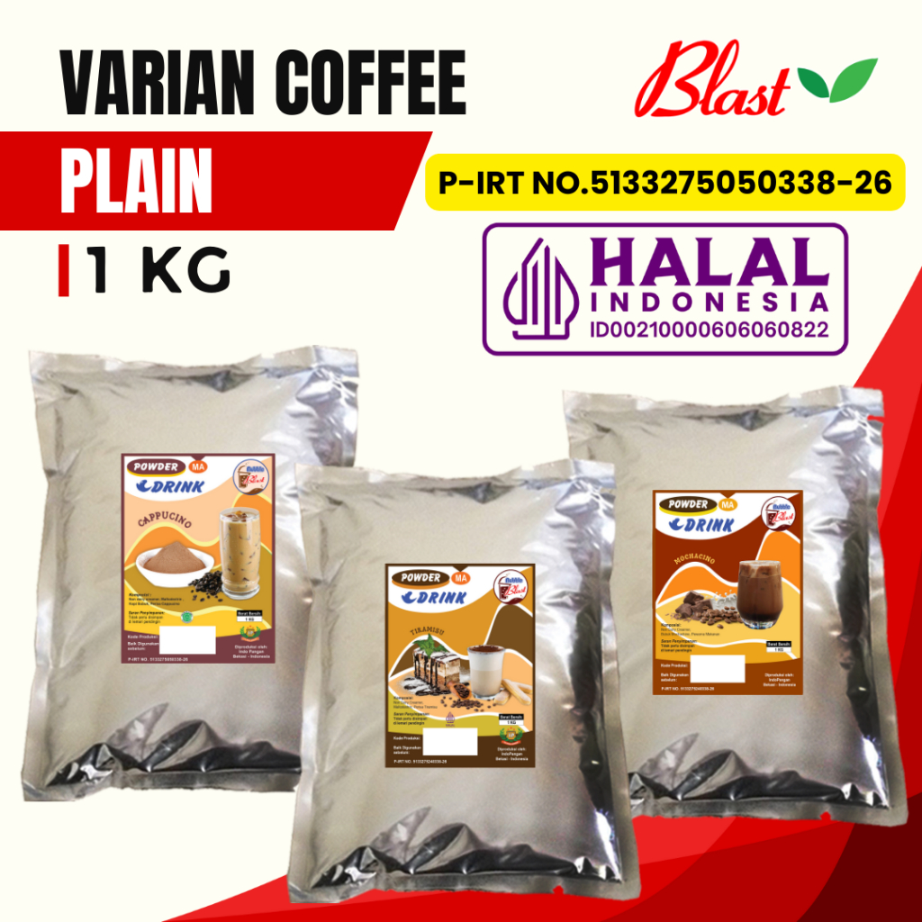 

Bubuk Varian Rasa 1 KG - Minuman Bubuk Instan - Bubuk Kopi - Bubuk Minuman Aneka Rasa - Powder Drink