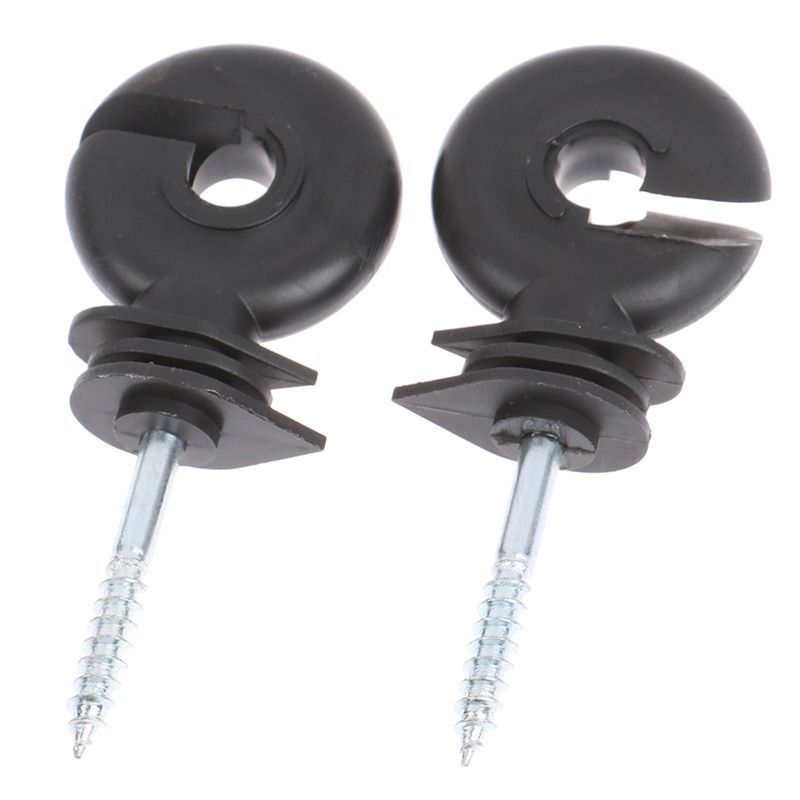 Liceriashop17 10Pcs/Set Insulator Pagar Listrik Ring / Ring Kawat Pagar Listrik Kejut / Electric