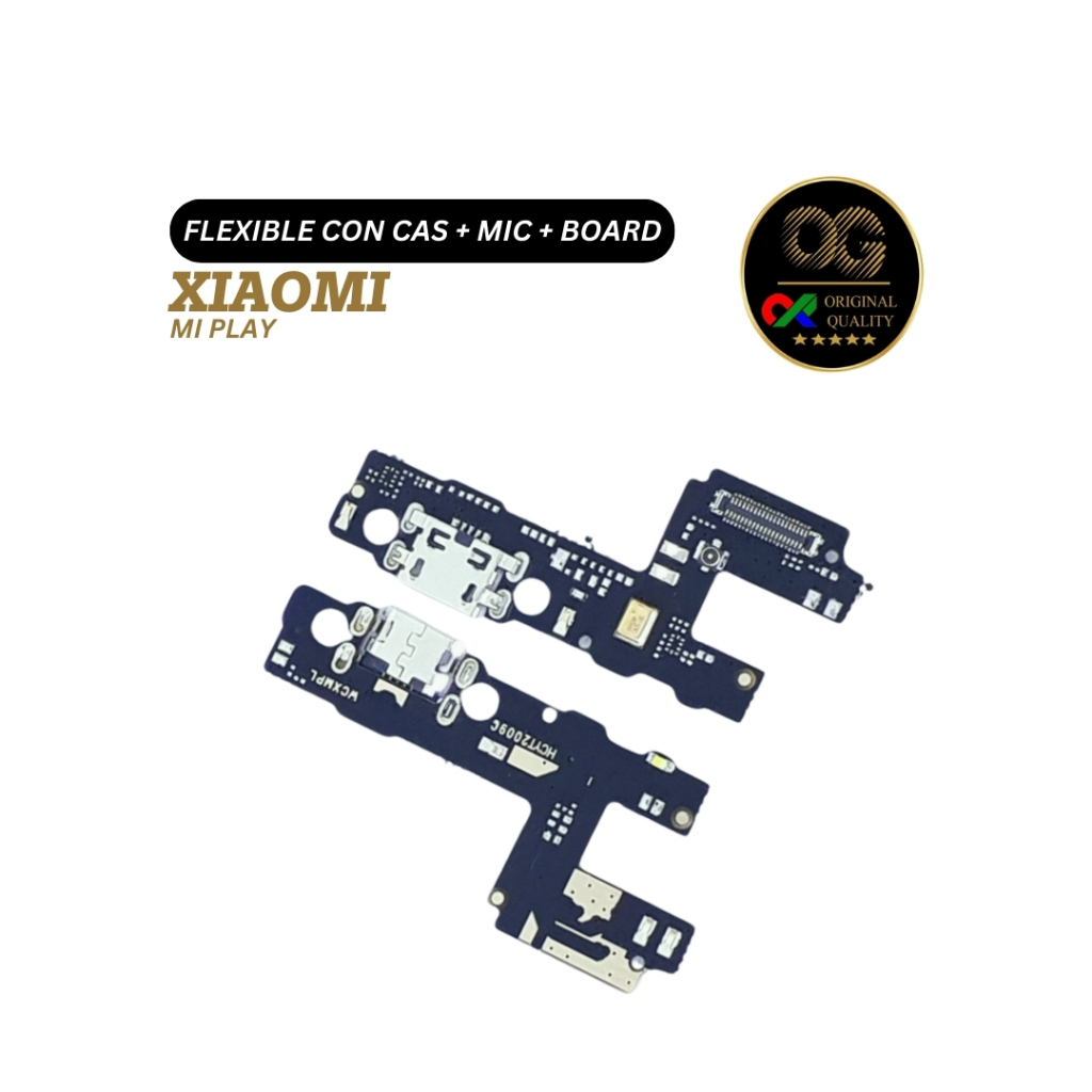 FLEXIBLE XIAOMI MI PLAY CONECTOR CAS + MIC + BOARD