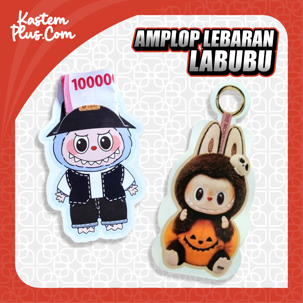 

Amplop Lebaran Labubu Viral 1 Pack (5Pcs) Angpao THR Hari Raya Idul Fitri 2025 Amplop Lebaran 3D Gulung Karakter Labubu