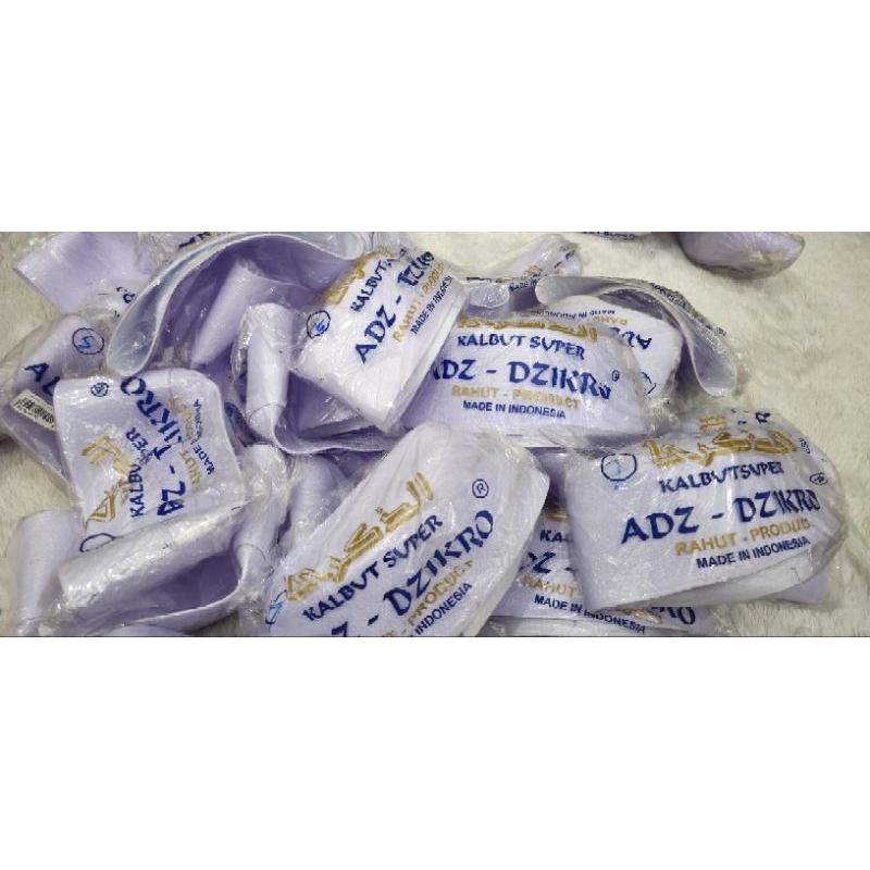 Songkok Peci Adz-Dzikro Putih Polos Halusan