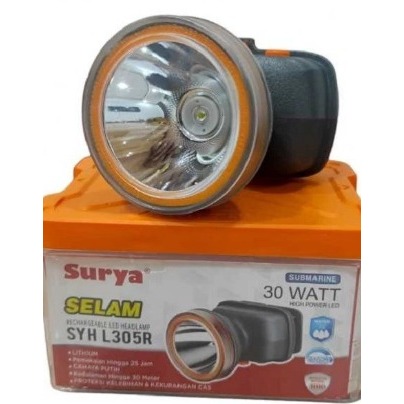 Senter Selam SURYA 30 Watt SYH-L305R/Senter Selam Kepala 30 Watt