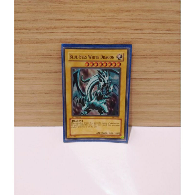 Yugioh Blue-Eyes White Dragon First Edition