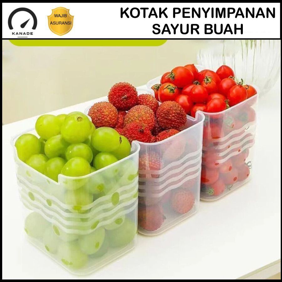 Kotak Penyimpanan Sayur Buah Bumbu Plastik Pintu Kulkas Rak Untuk Pintu Kulkas