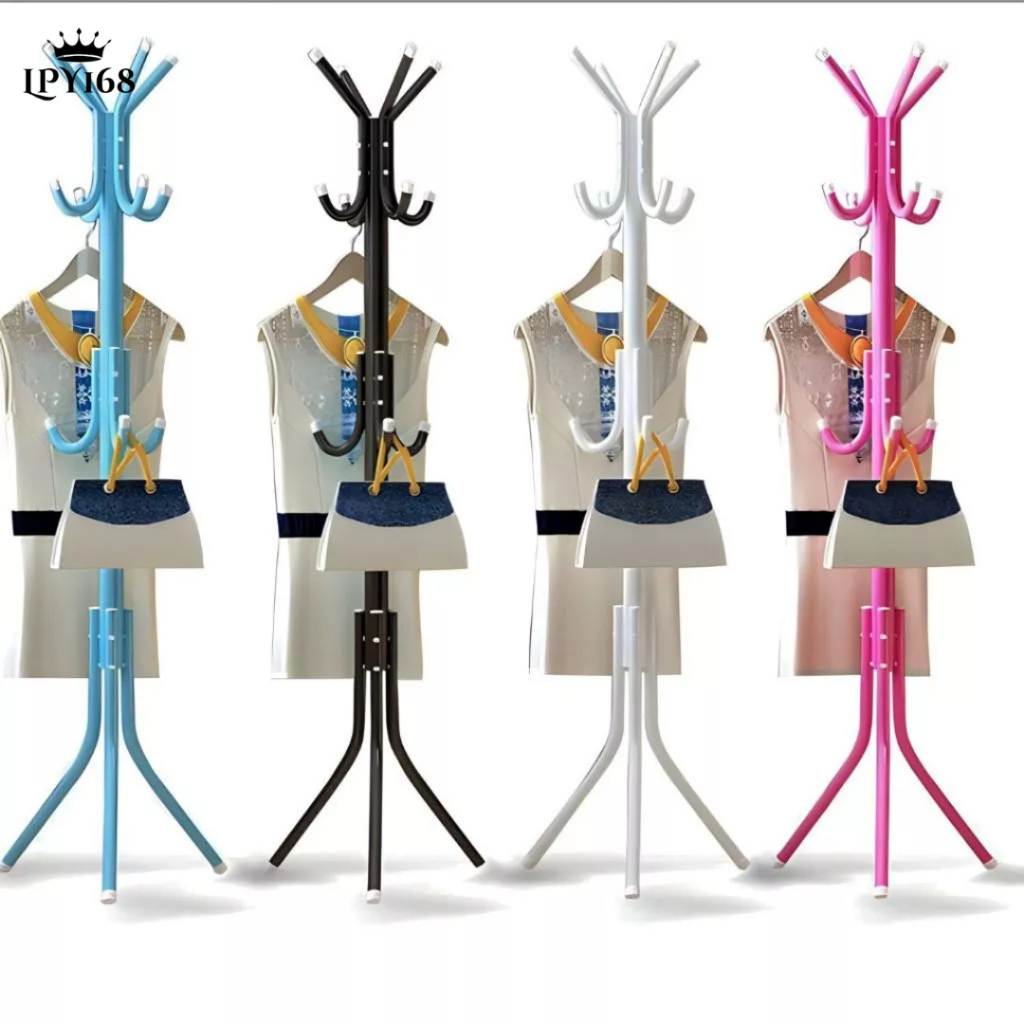 BAG HANGER /STANDING HANGER /GANTUNGAN BAJU TAS HELM JAKET/ CANTOLAN BESI SERBAGUNA