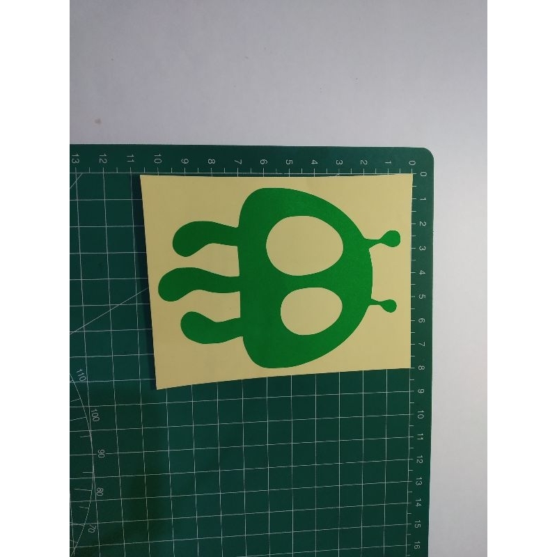 

stiker cutting allien
