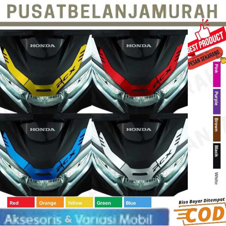 GARNISH LAMPU HEAD LAMP GARNISH LAMPU HEAD LIGHT PCX 160 Aksesoris Pcx 160 Lampu Pcx